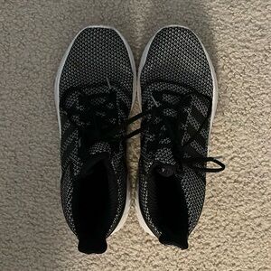 Black Adidas sneakers